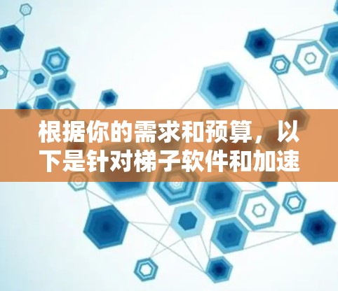 根据你的需求和预算，以下是针对梯子软件和加速器的建议
