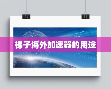 梯子海外加速器的用途