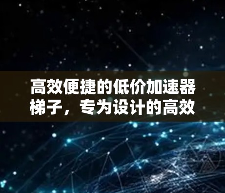 高效便捷的低价加速器梯子，专为设计的高效办公解决方案