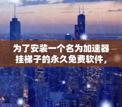 为了安装一个名为加速器挂梯子的永久免费软件，需要考虑以下因素