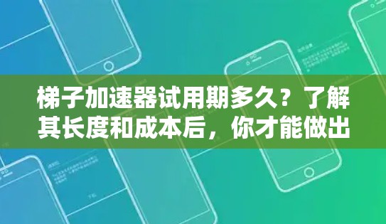 梯子加速器试用期多久？了解其长度和成本后，你才能做出明智的选择