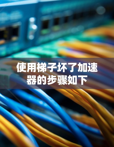 使用梯子坏了加速器的步骤如下 使用梯子坏了加速器的步骤如下
