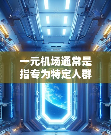 一元机场通常是指专为特定人群设计的机场,旨在为那些需要特定服务的人提供便利。获得一元机场服务的具体步骤可能因机场而异,以下是一些常见的方法 一元机场通常是指专为特定人群设计的机场,旨在为那些需要特定服务的人提供便利。获得一元机场服务的具体步骤可能因机场而异,以下是一些常见的方法