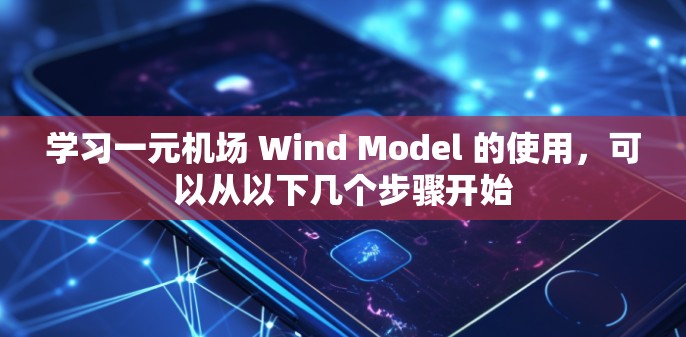 学习一元机场 Wind Model 的使用，可以从以下几个步骤开始
