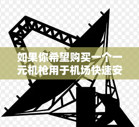 如果你希望购买一个一元机枪用于机场快速安检，以下是一些建议