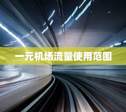 一元机场流量使用范围 一元机场流量使用范围