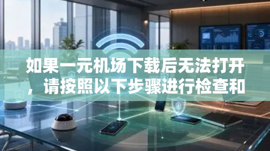 如果一元机场下载后无法打开，请按照以下步骤进行检查和解决问题