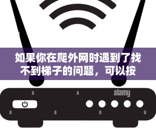 如果你在爬外网时遇到了找不到梯子的问题，可以按照以下步骤逐步解决
