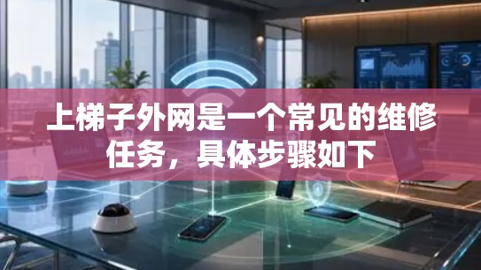 上梯子外网是一个常见的维修任务，具体步骤如下