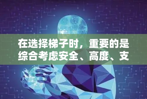 在选择梯子时，重要的是综合考虑安全、高度、支撑结构、材质和维护等因素。以下是一步步的建议