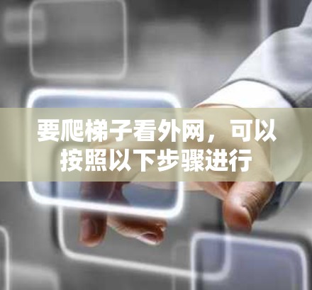 要爬梯子看外网,可以按照以下步骤进行 要爬梯子看外网,可以按照以下步骤进行