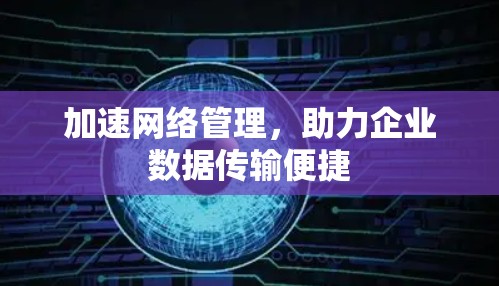 加速网络管理,助力企业数据传输便捷 加速网络管理,助力企业数据传输便捷