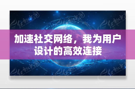 加速社交网络，我为用户设计的高效连接