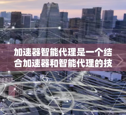 加速器智能代理是一个结合加速器和智能代理的技术组合，旨在提高程序的运行效率和性能。以下是该技术的详细解释