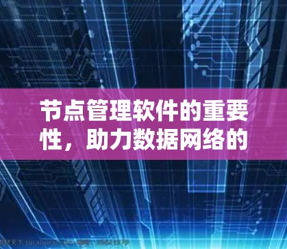 节点管理软件的重要性，助力数据网络的高效与安全