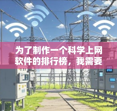 为了制作一个科学上网软件的排行榜，我需要考虑以下几个关键因素，并参考主要的科学软件平台和评价。以下是详细的步骤和建议