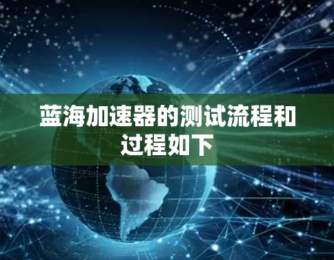 蓝海加速器的测试流程和过程如下